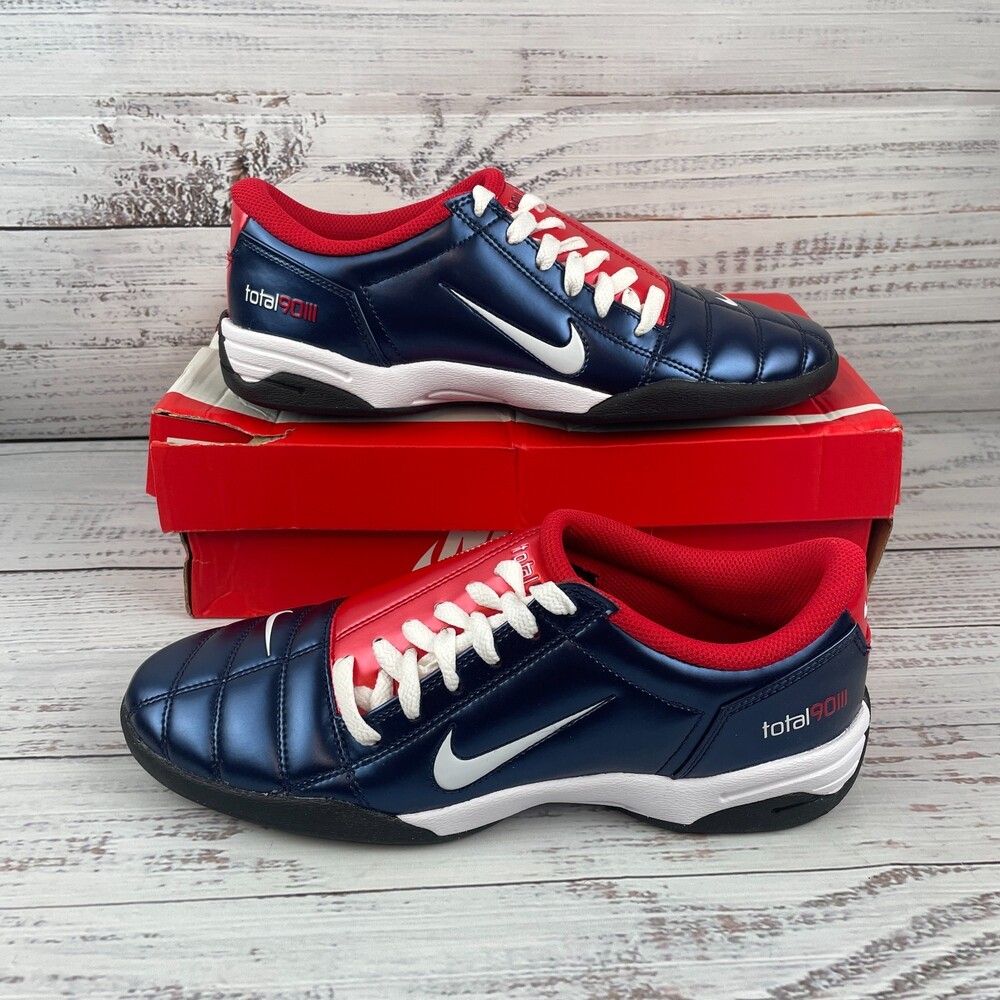 Nike Total 90 3 SP "USA" Unisex M 9 W 10.5 US Indoor Soccer Shoes Midnight Navy